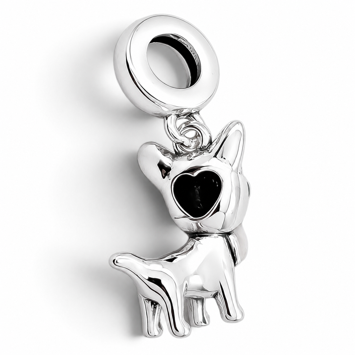 Charm Chihuahua Plata Ley 925