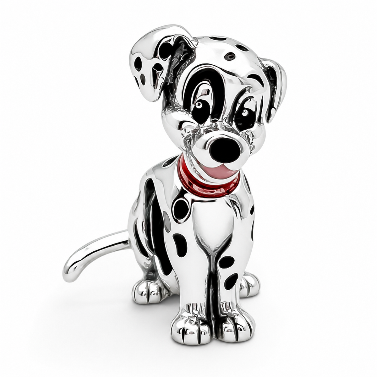Charm Dalmata Plata Ley 925