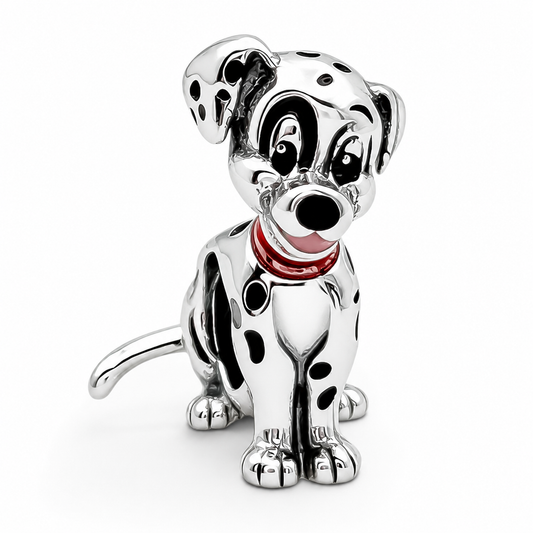 Charm Dalmata Plata Ley 925