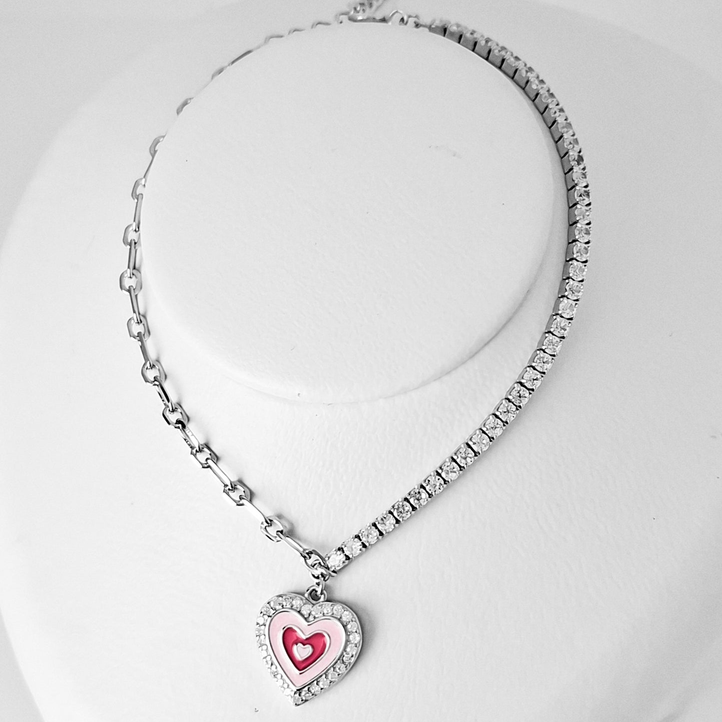 Pulsera Corazon Zirconia