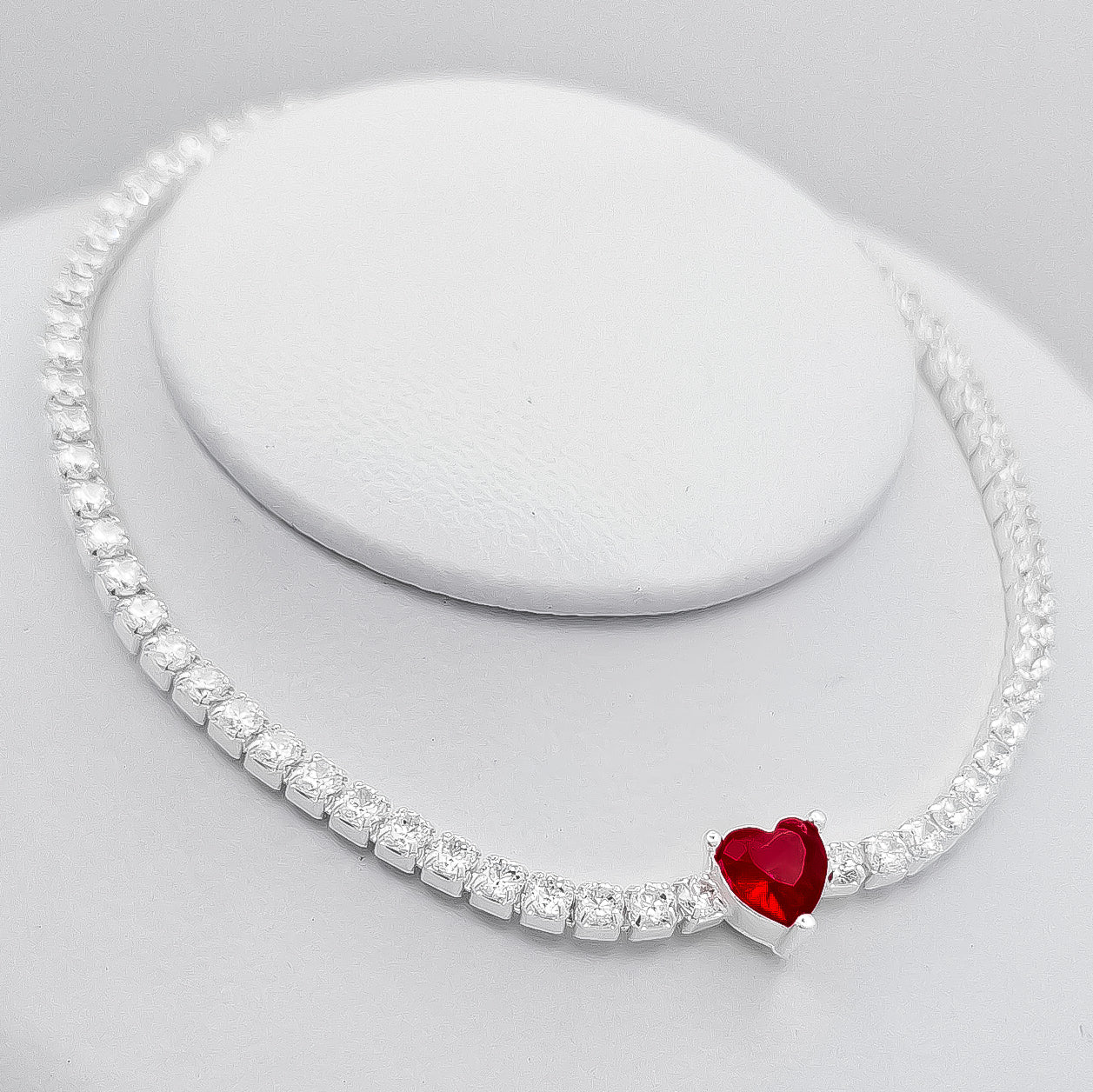 Pulsera Corazon Zirconia