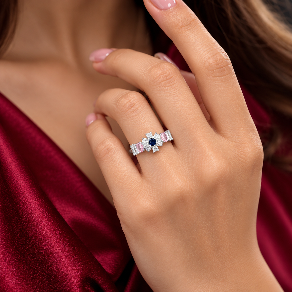 Anillo Zirconia Plata Ley 925