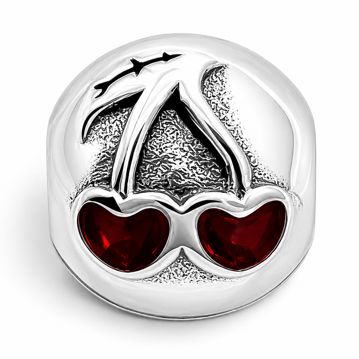 Charm Seguro Cereza Plata Ley 925