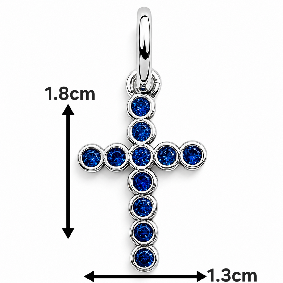 Charm Cruz Azul Plata Ley 925
