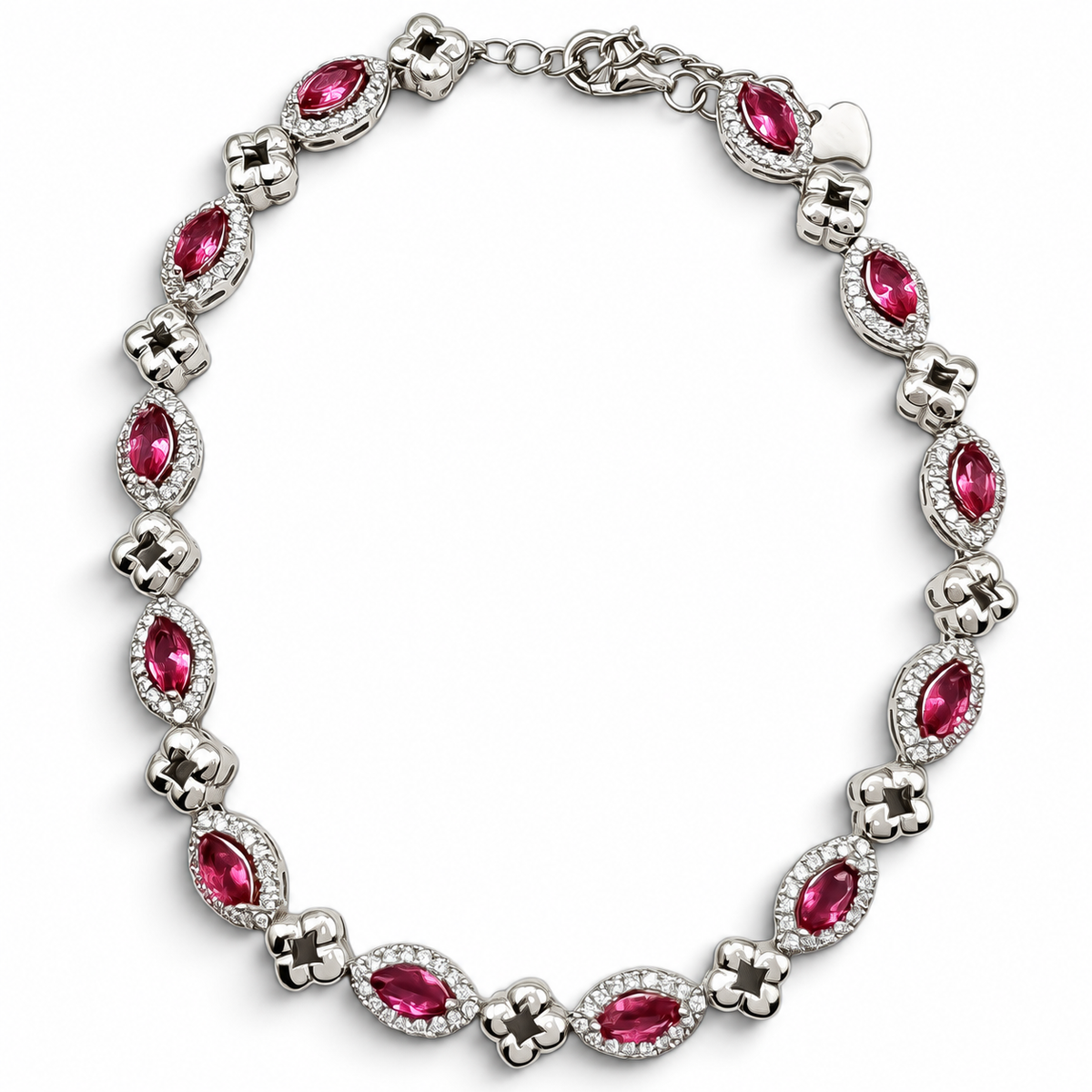 Pulsera Semilla Fiusha Plata Ley 925