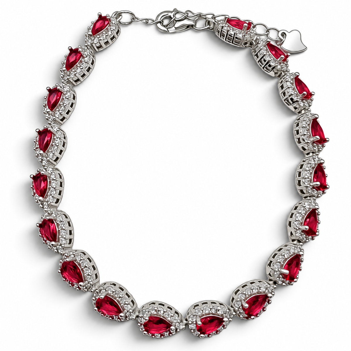 Pulsera Gotita Fiusha Plata Ley 925