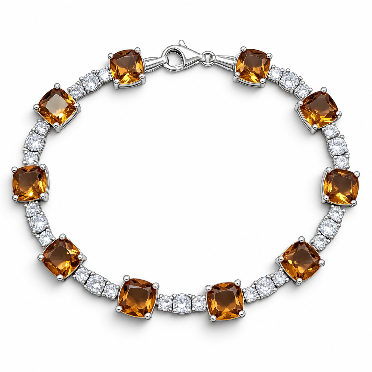 Pulsera Zultanita Cuadro Plata Ley 925