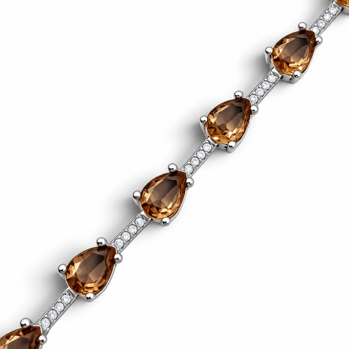 Pulsera Gota Zultanita Plata Ley 925