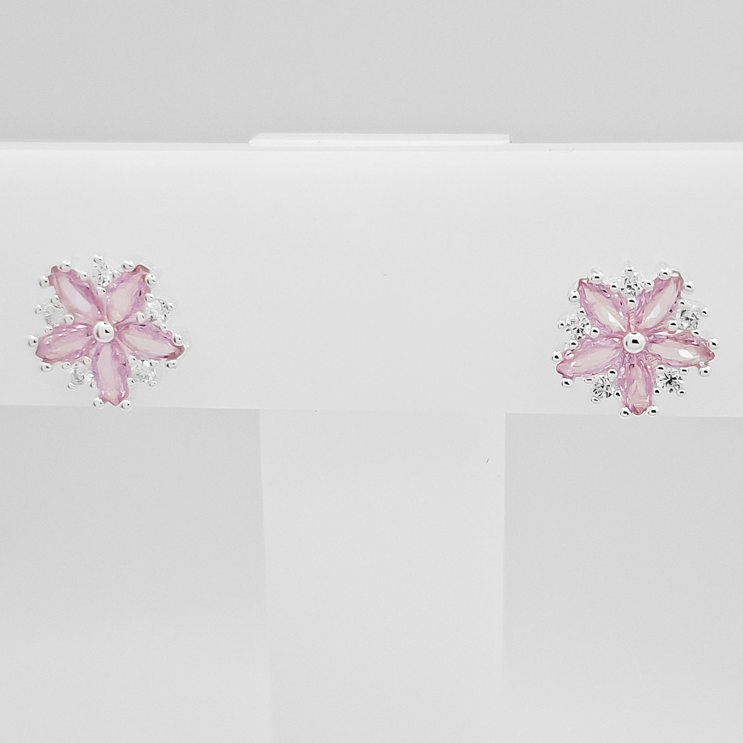 Arete Flor Rosa