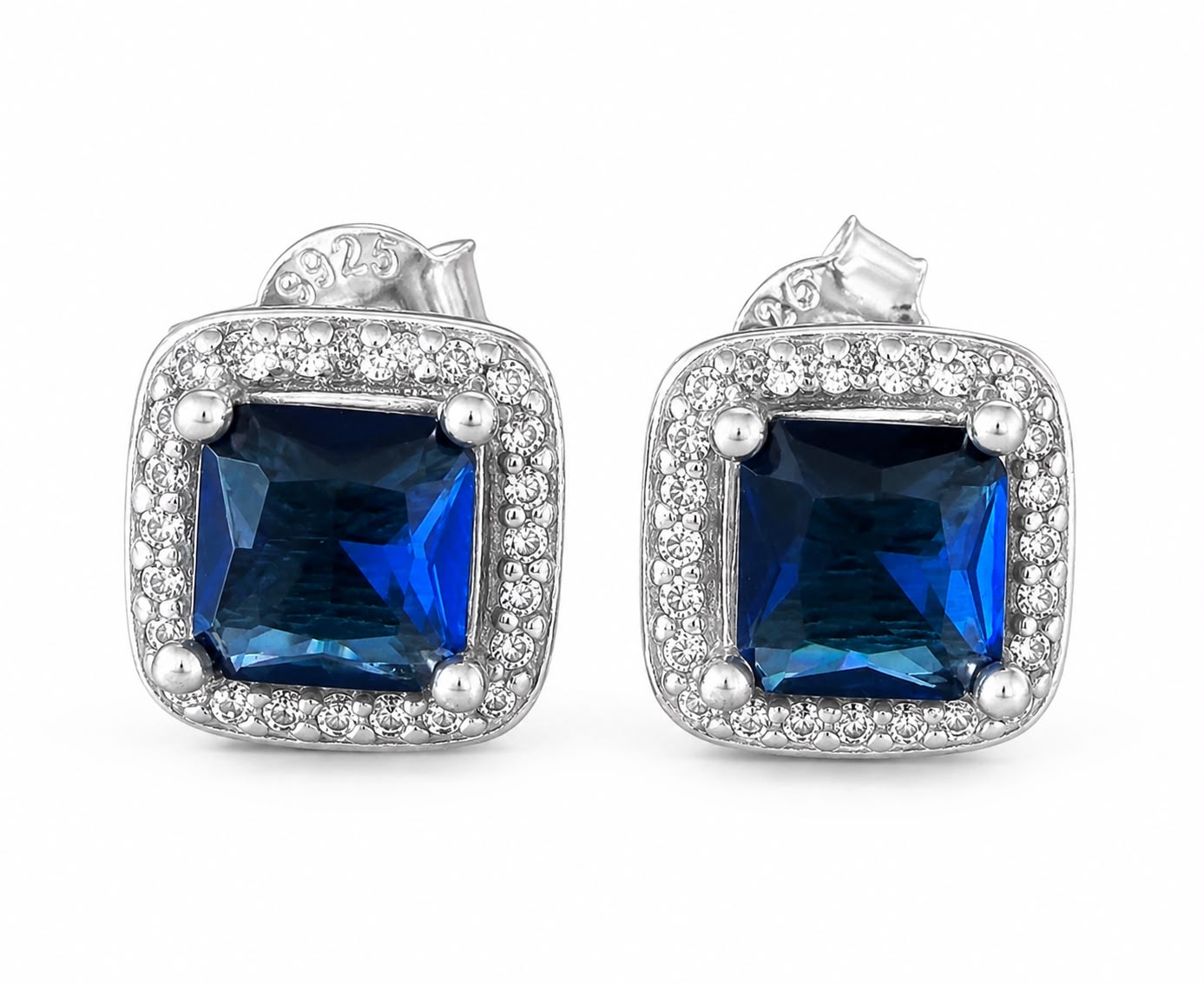 Aretes Inspirados Estilo Pan en Plata Ley .925