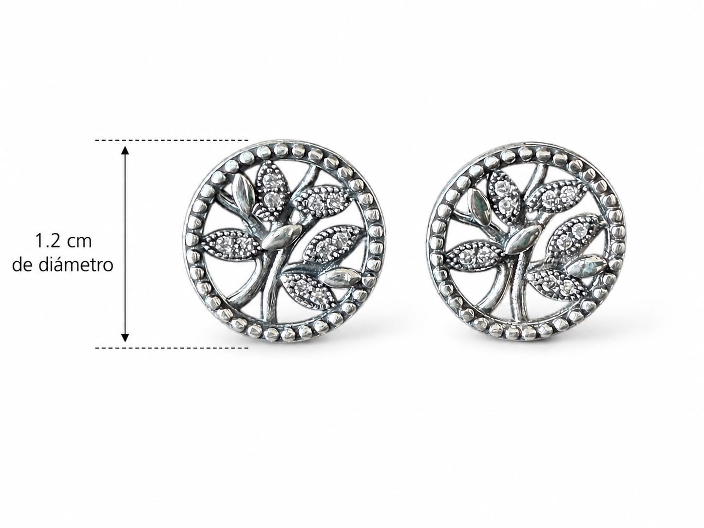 Aretes Inspirados Estilo Pan en Plata Ley .925