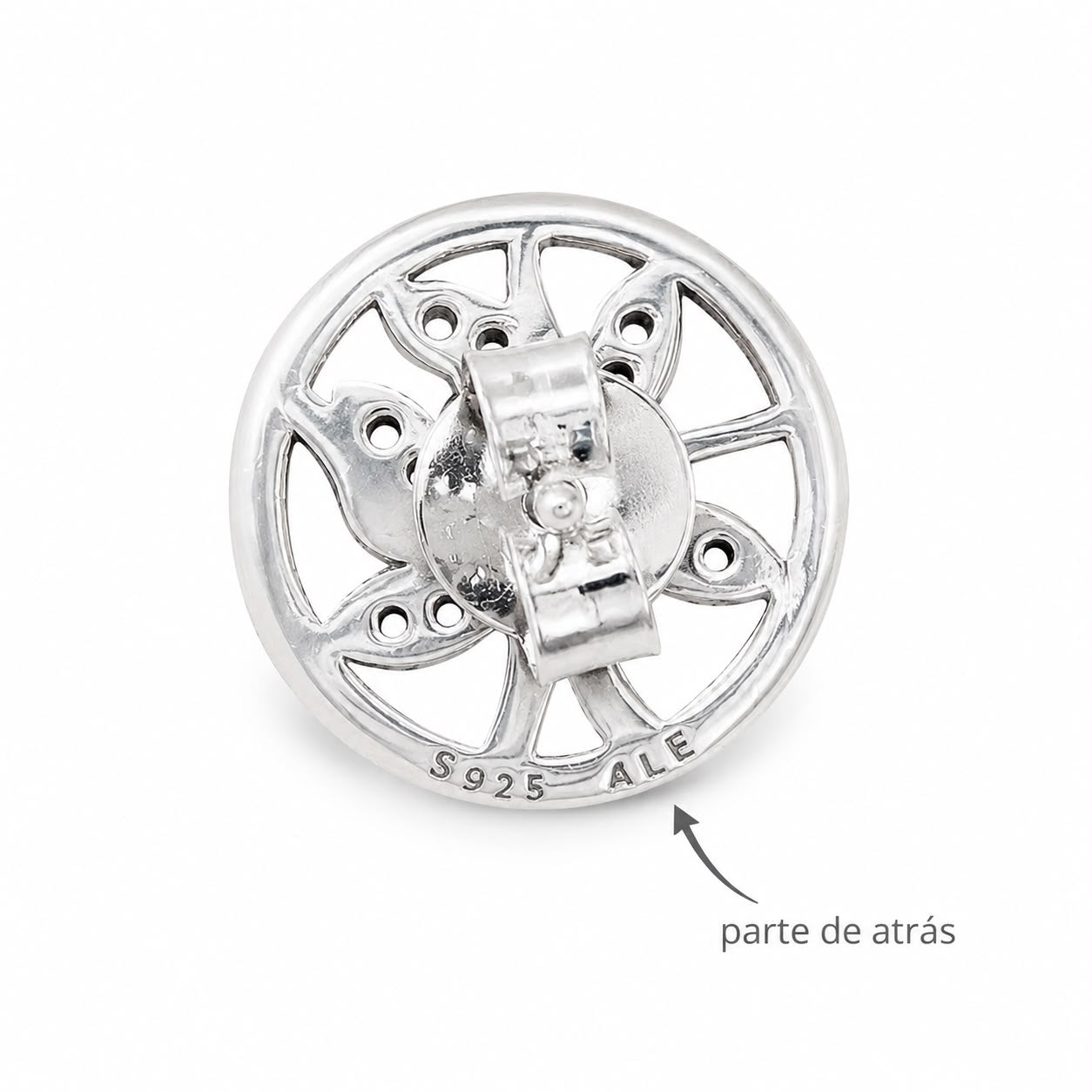 Aretes Inspirados Estilo Pan en Plata Ley .925
