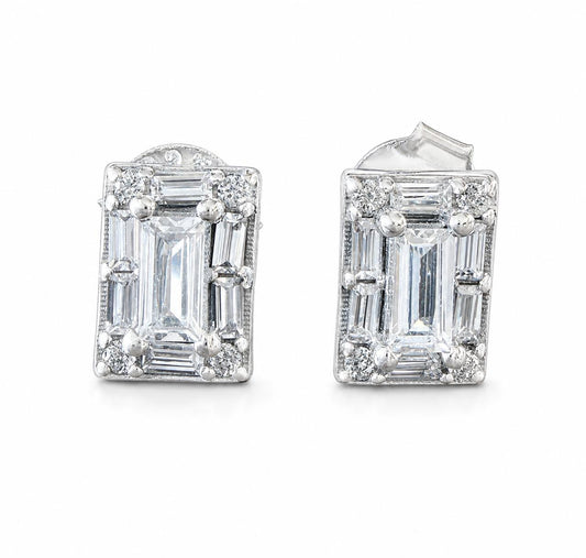 Aretes Inspirados Estilo Pan en Plata Ley .925