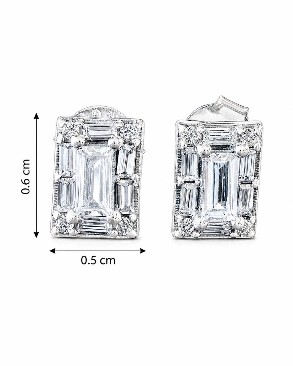 Aretes Inspirados Estilo Pan en Plata Ley .925