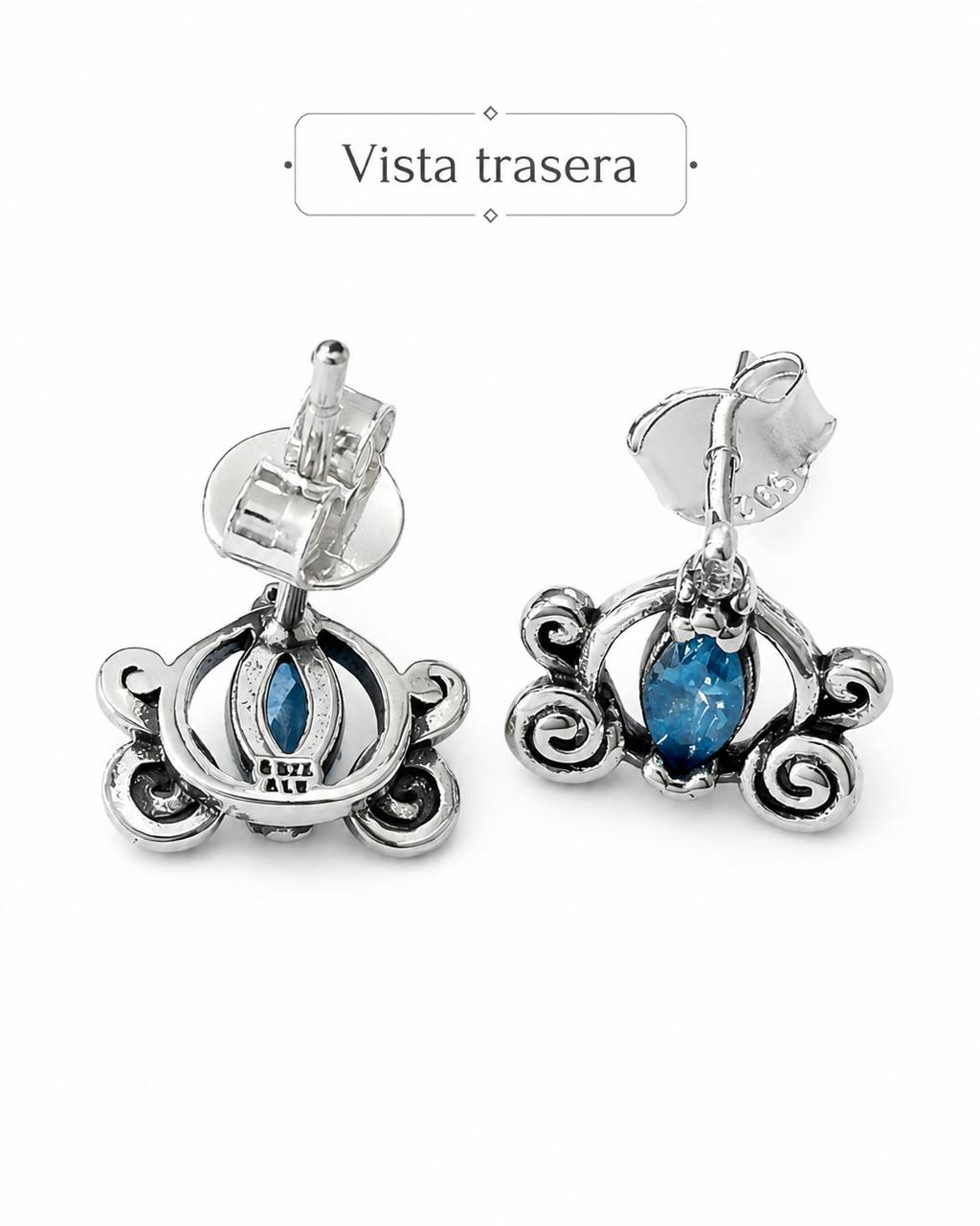 Aretes Inspirados Estilo Pan en Plata Ley .925