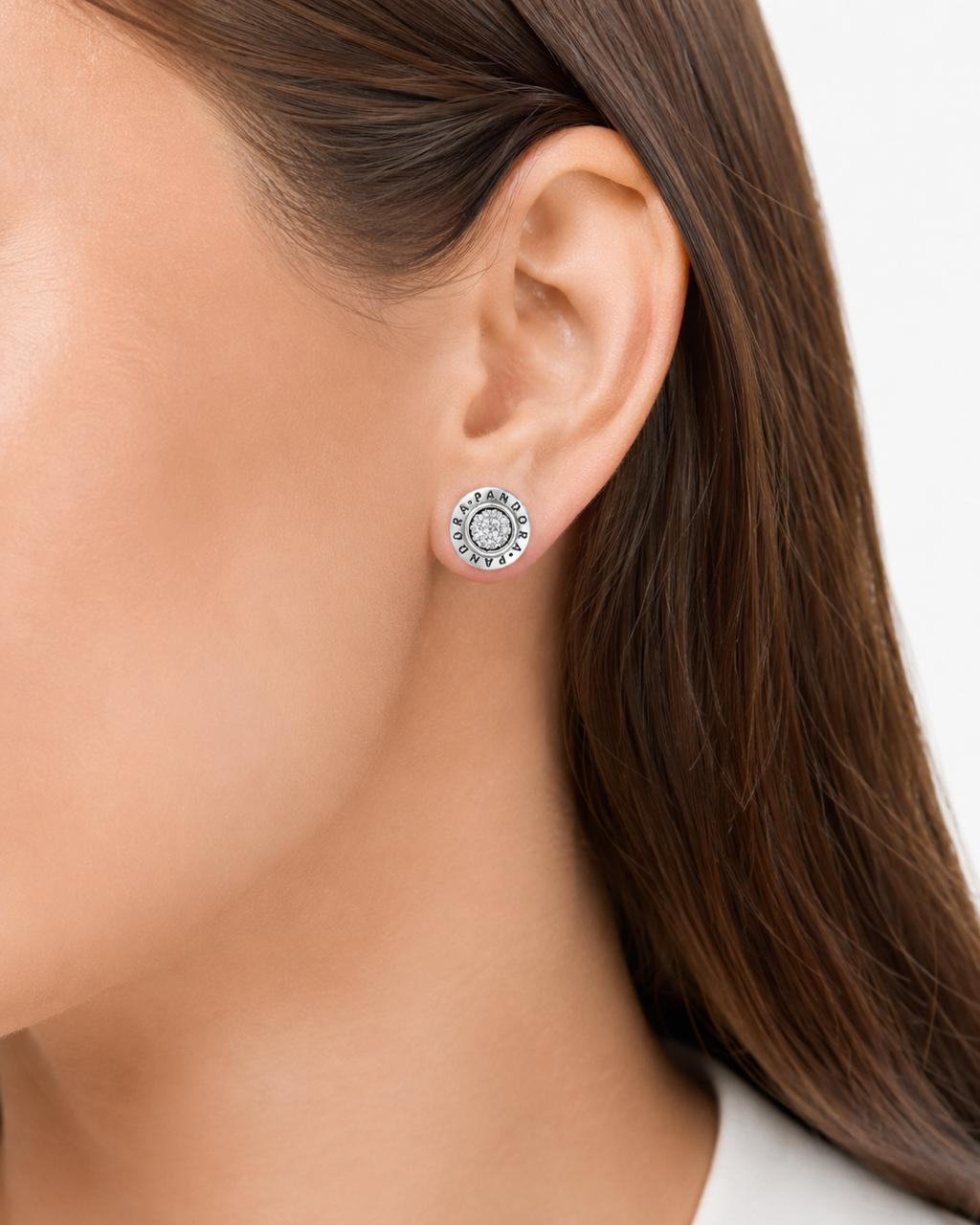 Aretes Inspirados Estilo Pan en Plata Ley .925