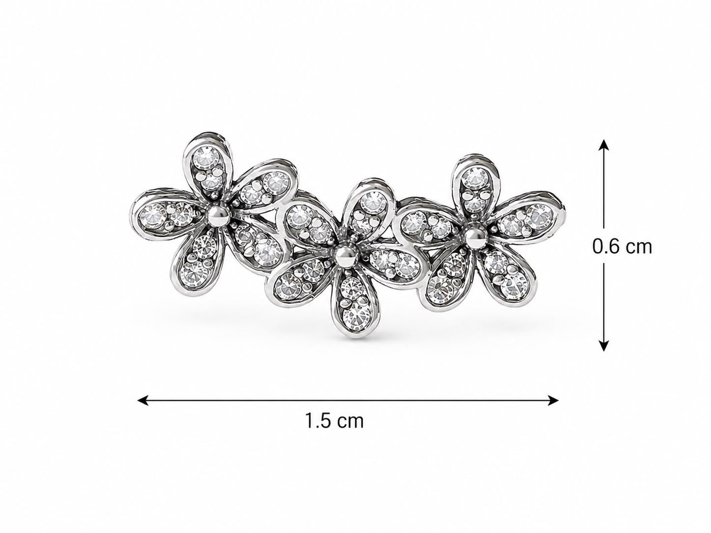 Aretes Inspirados Estilo Pan en Plata Ley .925