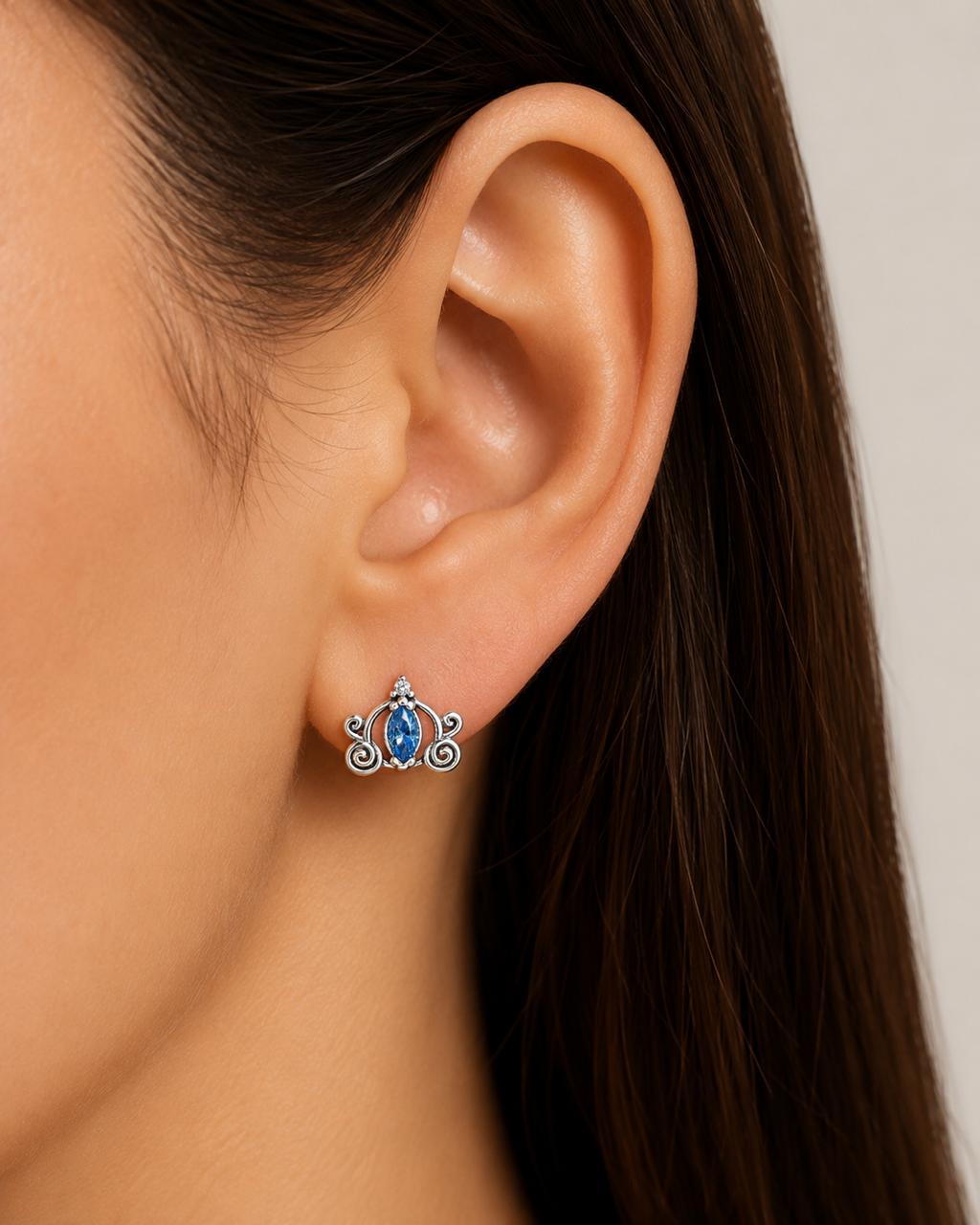 Aretes Inspirados Estilo Pan en Plata Ley .925