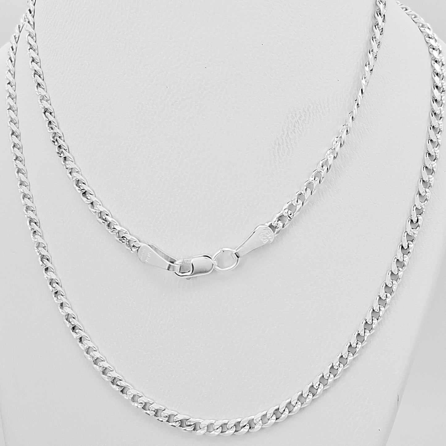 Cadena Cubana Diamantada 3mm