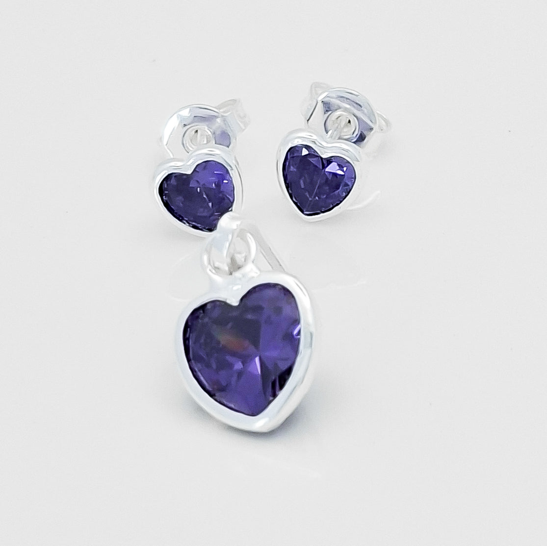 Juego Corazon Morado