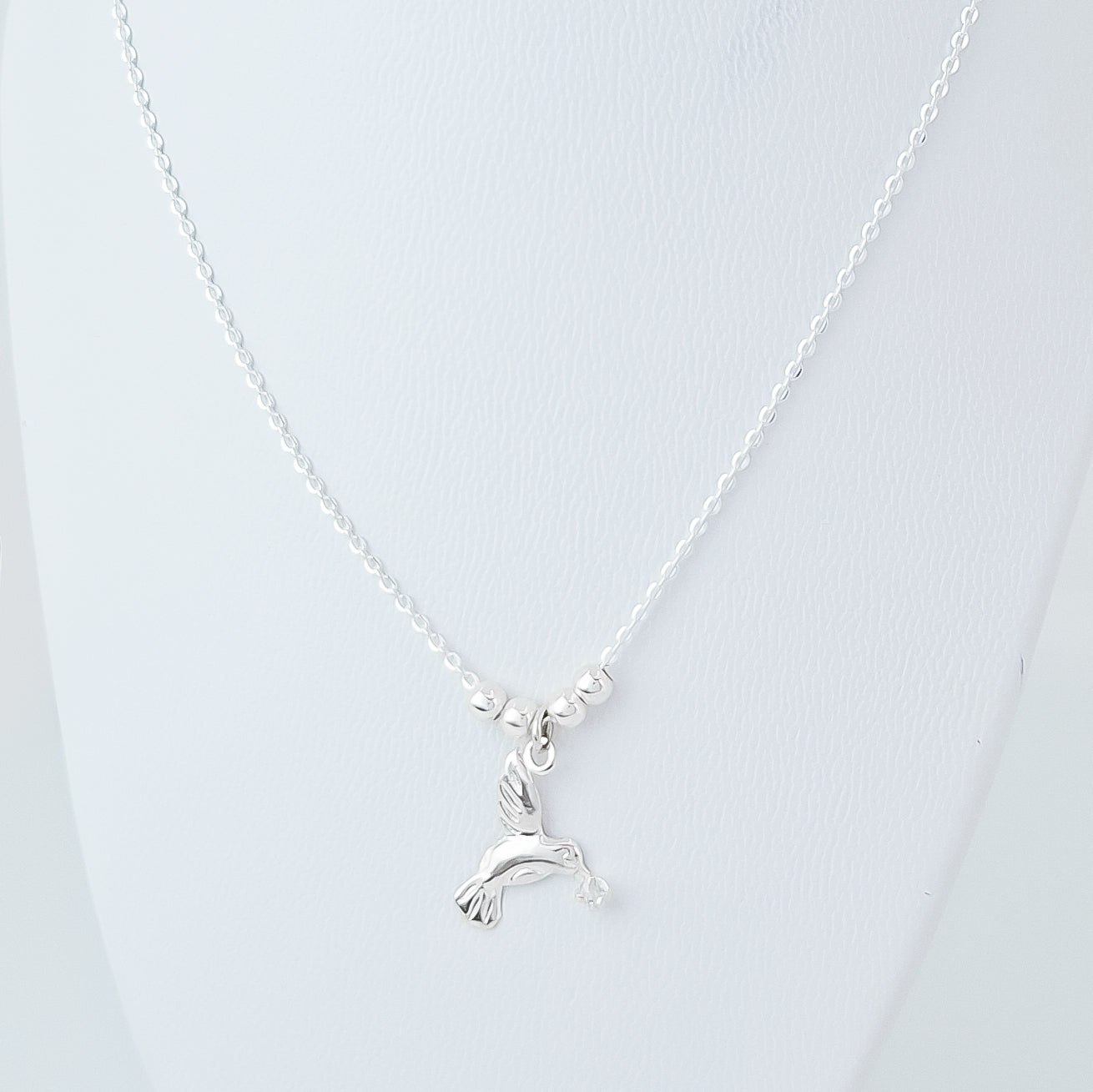 Collar Colibri Blanco