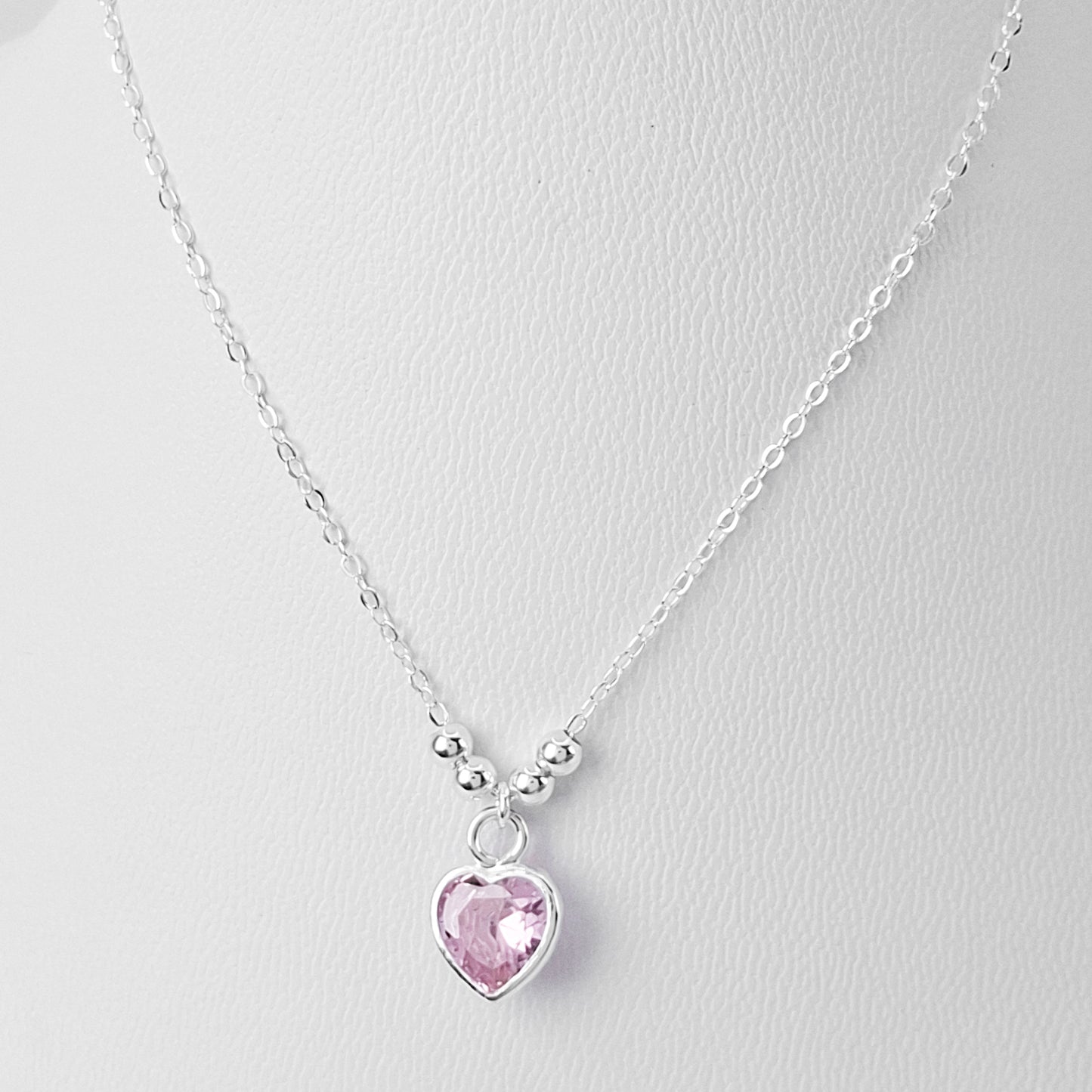 Collar Corazon Rosa
