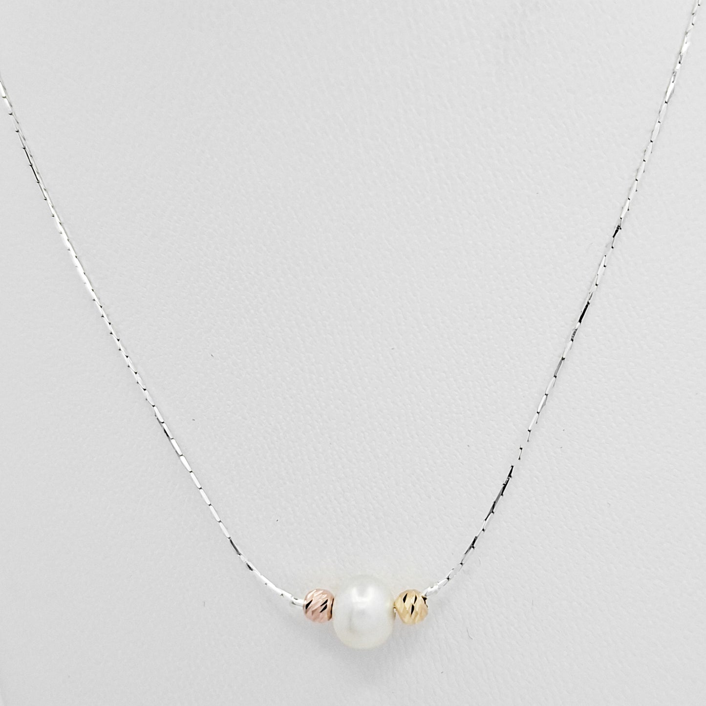 Collar Perla Tricolor