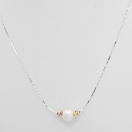 Collar Perla Tricolor