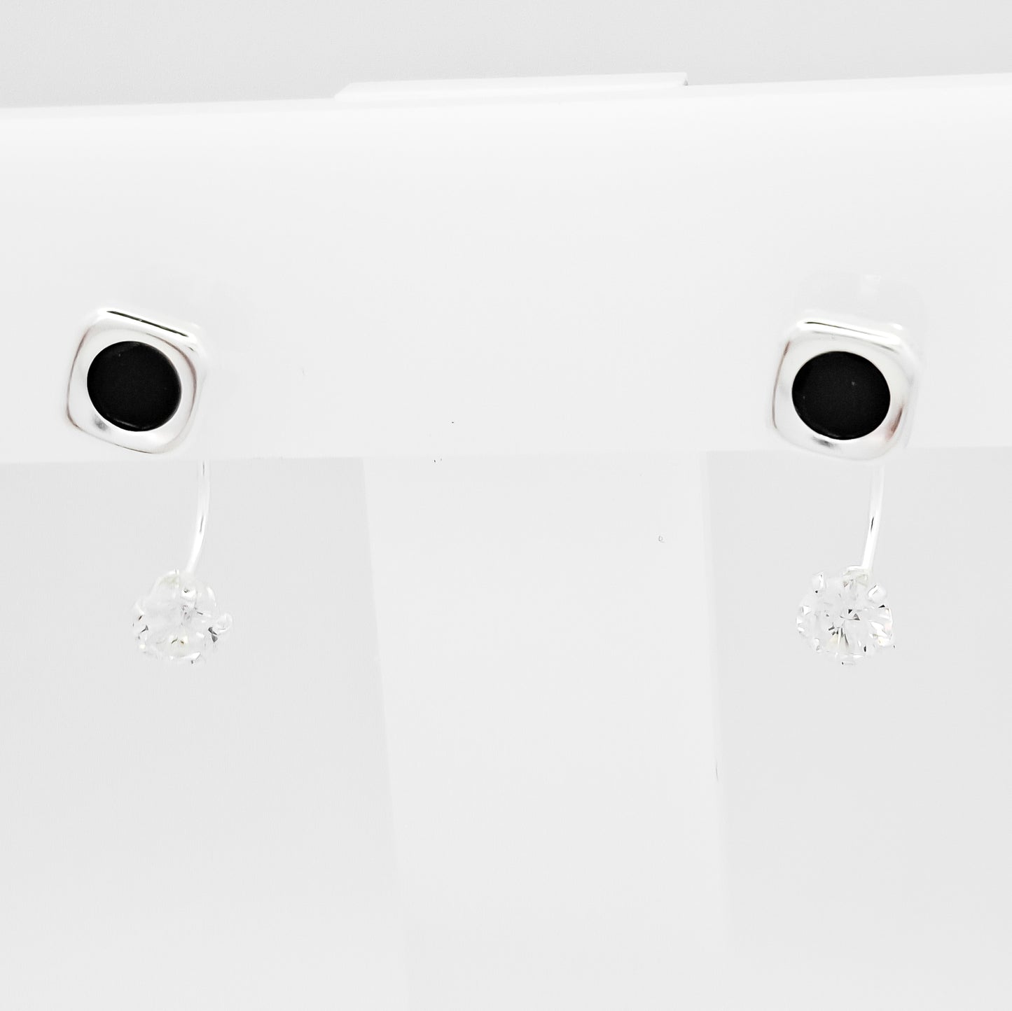 Arete Curvo Cuadro Negro