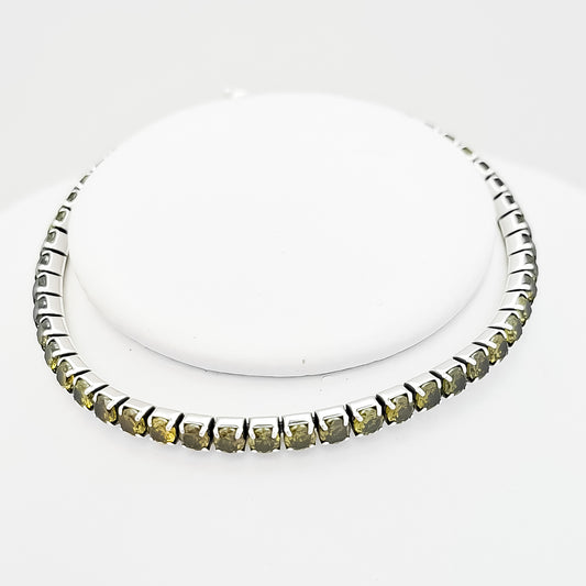 Pulsera Zirconia Verde