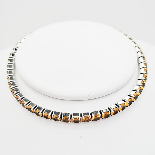 Pulsera Zirconia Amarilla