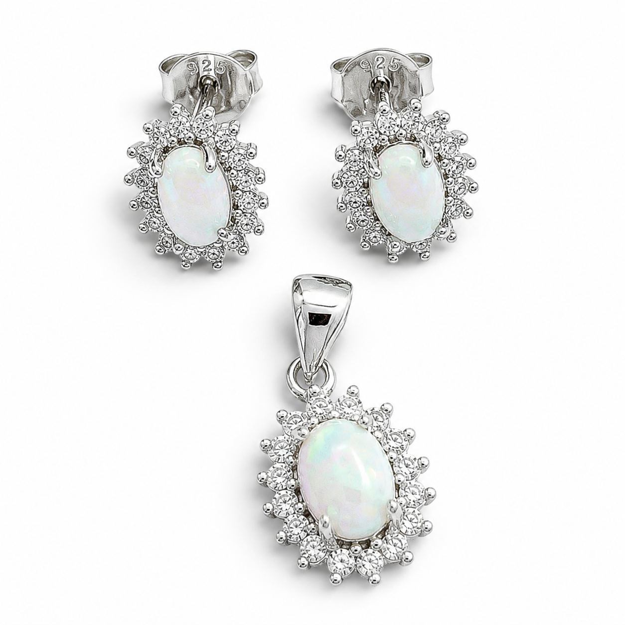 Set Opalo Blanco