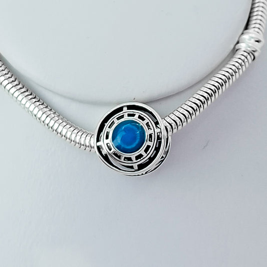 Charm Azul Redondo