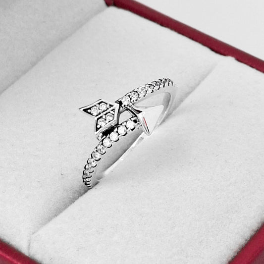 Anillo Flecha Zirconia