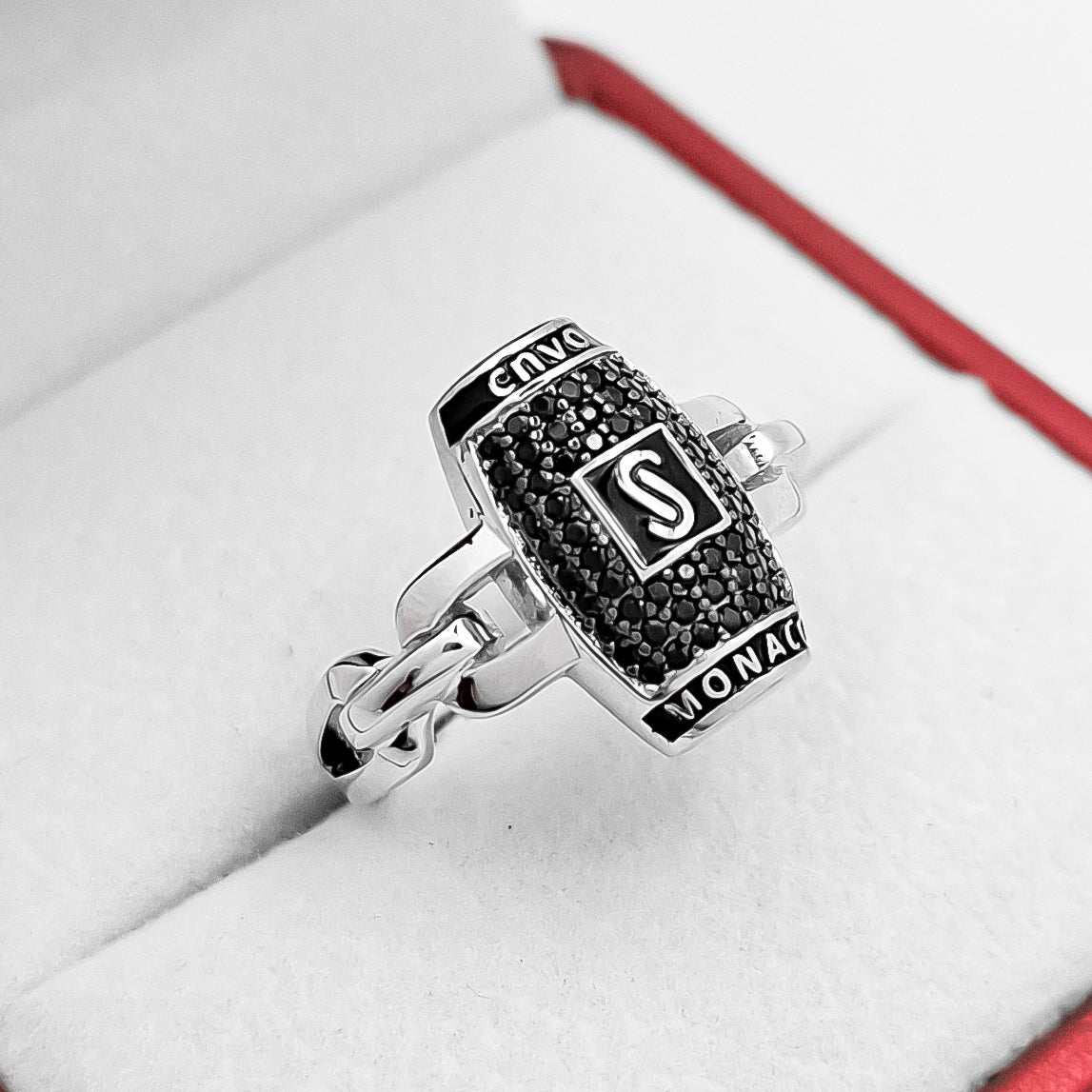 Anillo Monaco Zirconia
