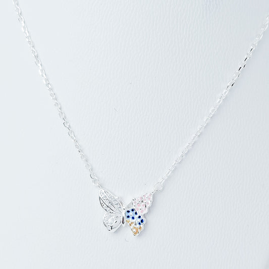 Collar Mariposa Multicolor