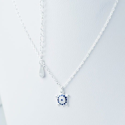 Collar Tortuga Azul